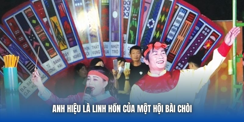 Anh Hiệu là linh hồn của một hội bài chòi